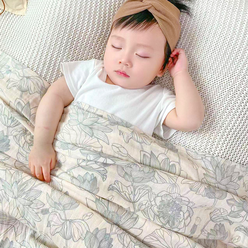 Cotton baby Swaddle Wrap  Baby - Muslin Swaddle Wrap ulasan dan harga