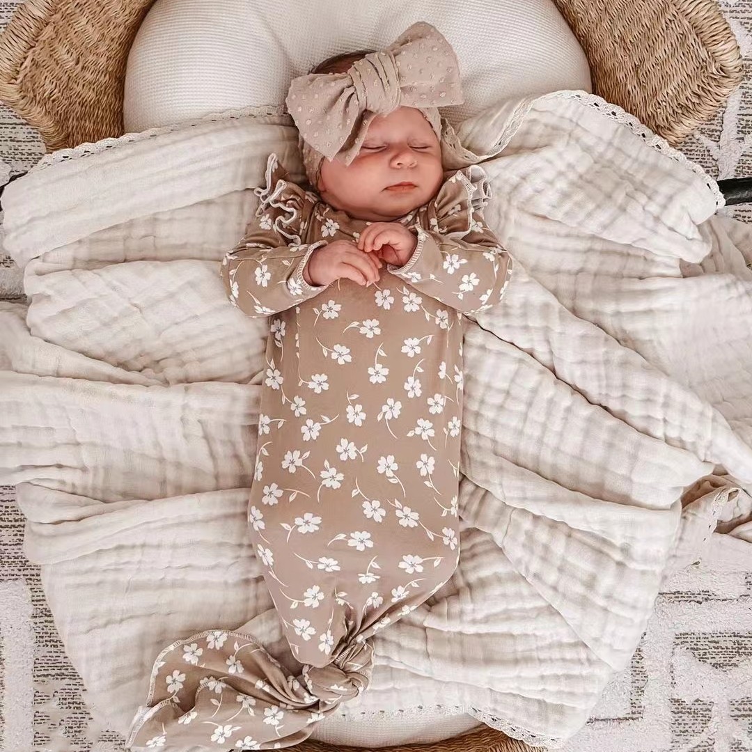 Baby Blanket Newborn 6 Layers  - Muslin Swaddle Wrap ulasan dan harga