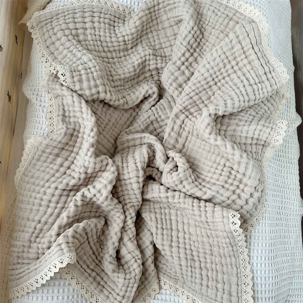 Baby Blanket Newborn 6 Layers  - Muslin Swaddle Wrap ulasan dan harga