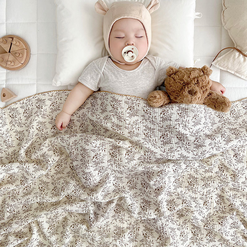 Summer Baby Blanket 2 Layer Th - Muslin Swaddle Wrap ulasan dan harga