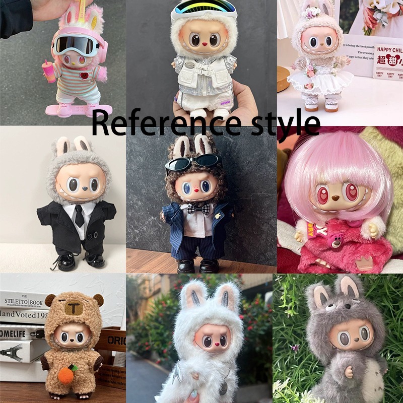 15 17cm For Labubu Doll Blind  - Baby Clothing Clearance ulasan dan harga