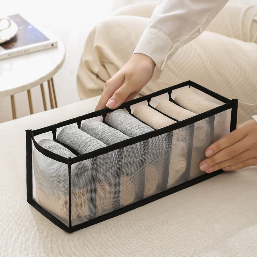 House Storage Box Nylon Mesh B - Baby Clothing Clearance ulasan dan harga