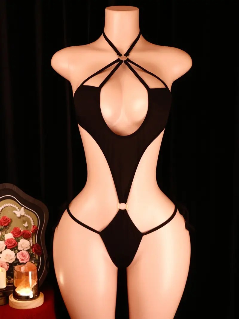 Lacing Hanging Neck Bodysuit H - Baby Clothing Model ulasan dan harga