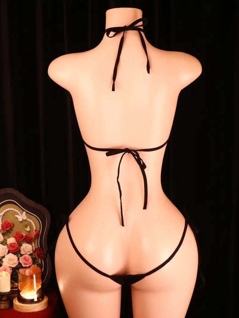 Lacing Hanging Neck Bodysuit H - Baby Clothing Model ulasan dan harga