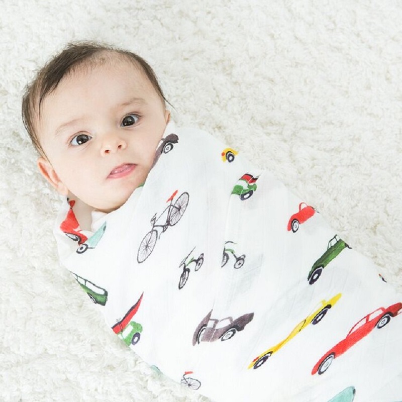 Car Ultra Soft 47x47 Inch Baby - Muslin Swaddle Wrap ulasan dan harga