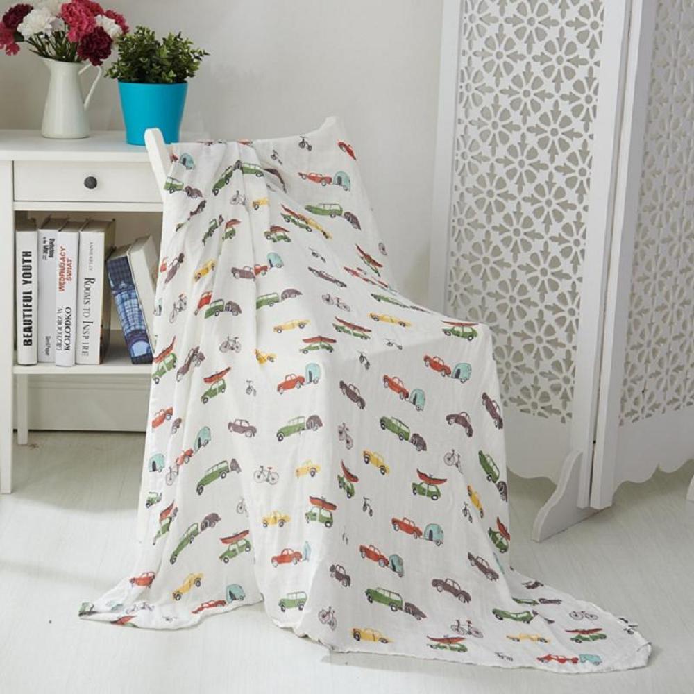 Car Ultra Soft 47x47 Inch Baby - Muslin Swaddle Wrap ulasan dan harga
