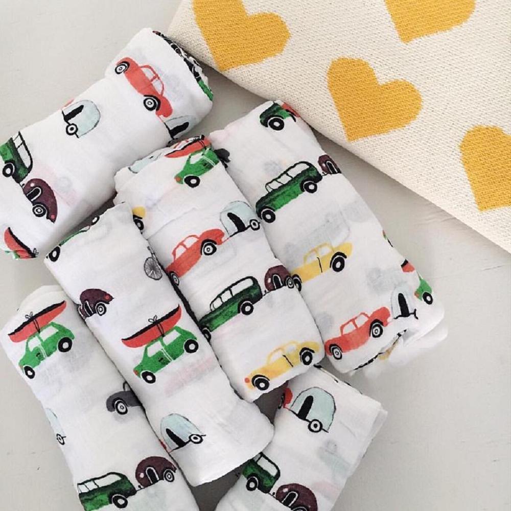 Car Ultra Soft 47x47 Inch Baby - Muslin Swaddle Wrap ulasan dan harga