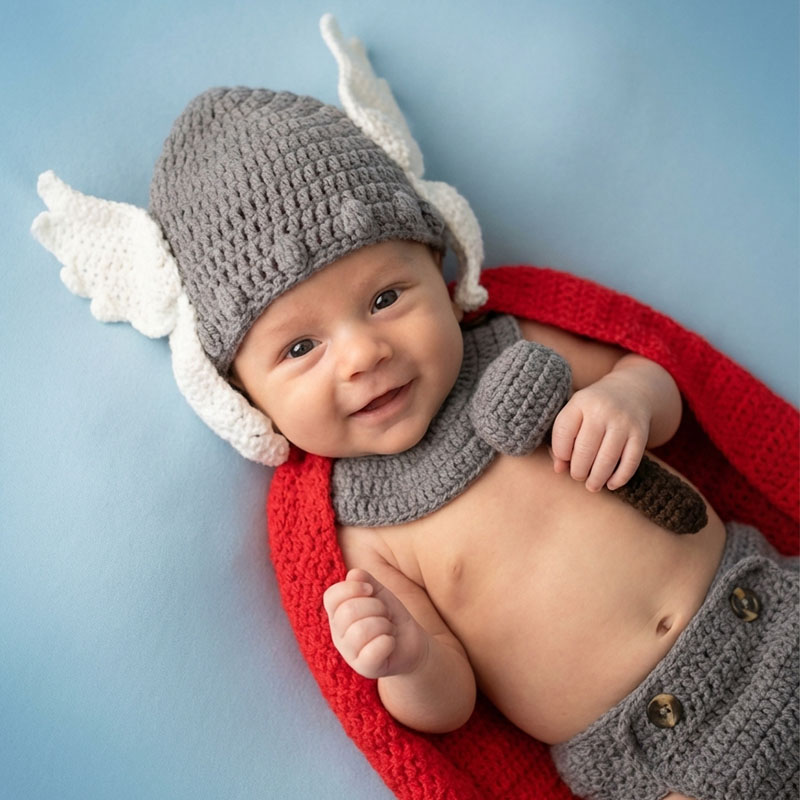 Newborn Photography Props Thor - Baby Clothing Sets Boy ulasan dan harga