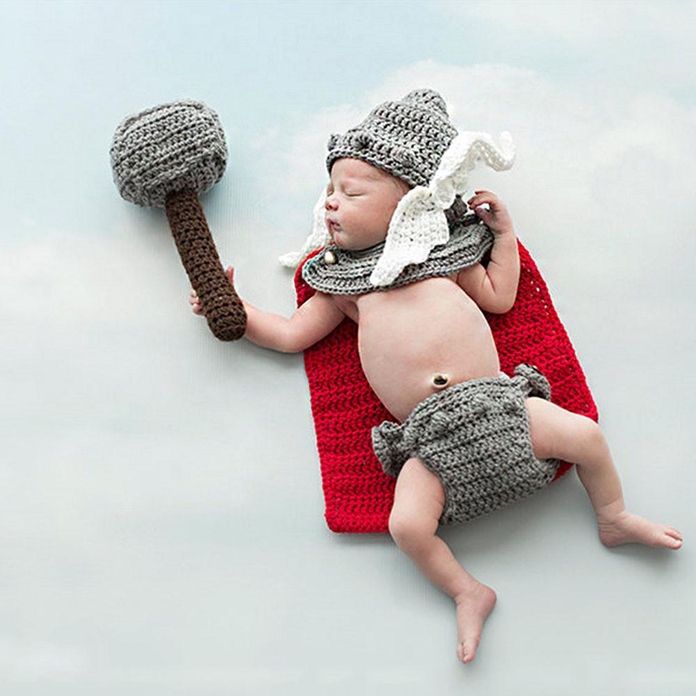 Newborn Photography Props Thor - Baby Clothing Sets Boy ulasan dan harga